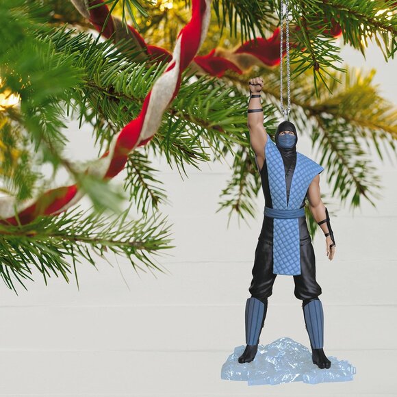 New! Mortal Kombat Sub-Zero Hallmark Keepsake Christmas Ornament 2021 Videogames - Picture 5 of 5